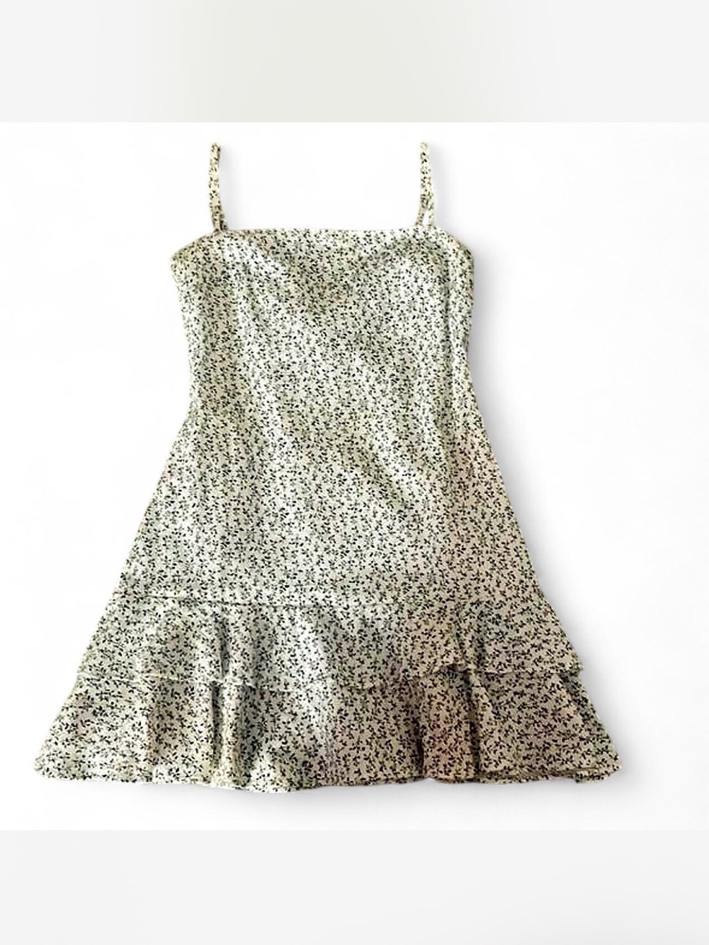 Princess Polly Cream Mini Dress with Black Floral Print